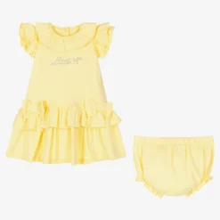 A Dee Baby Girls Yellow Ruffle Dress -Deals Mirth Garb Store a dee baby girls yellow ruffle dress 487403 1f5156064d0a7774430e26360482be10679364df
