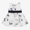 Abel & Lula Baby Girls White Embroidered Organza Dress -Deals Mirth Garb Store abel lula baby girls white embroidered organza dress 491362 a741676dc194b1494beda4614548aa28e853ac21
