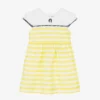 AIGNER Baby Girls Yellow Striped Satin Dress -Deals Mirth Garb Store aigner baby girls yellow striped satin dress 527274 e375364247258bc49b37c377e1904d0af2cbe017