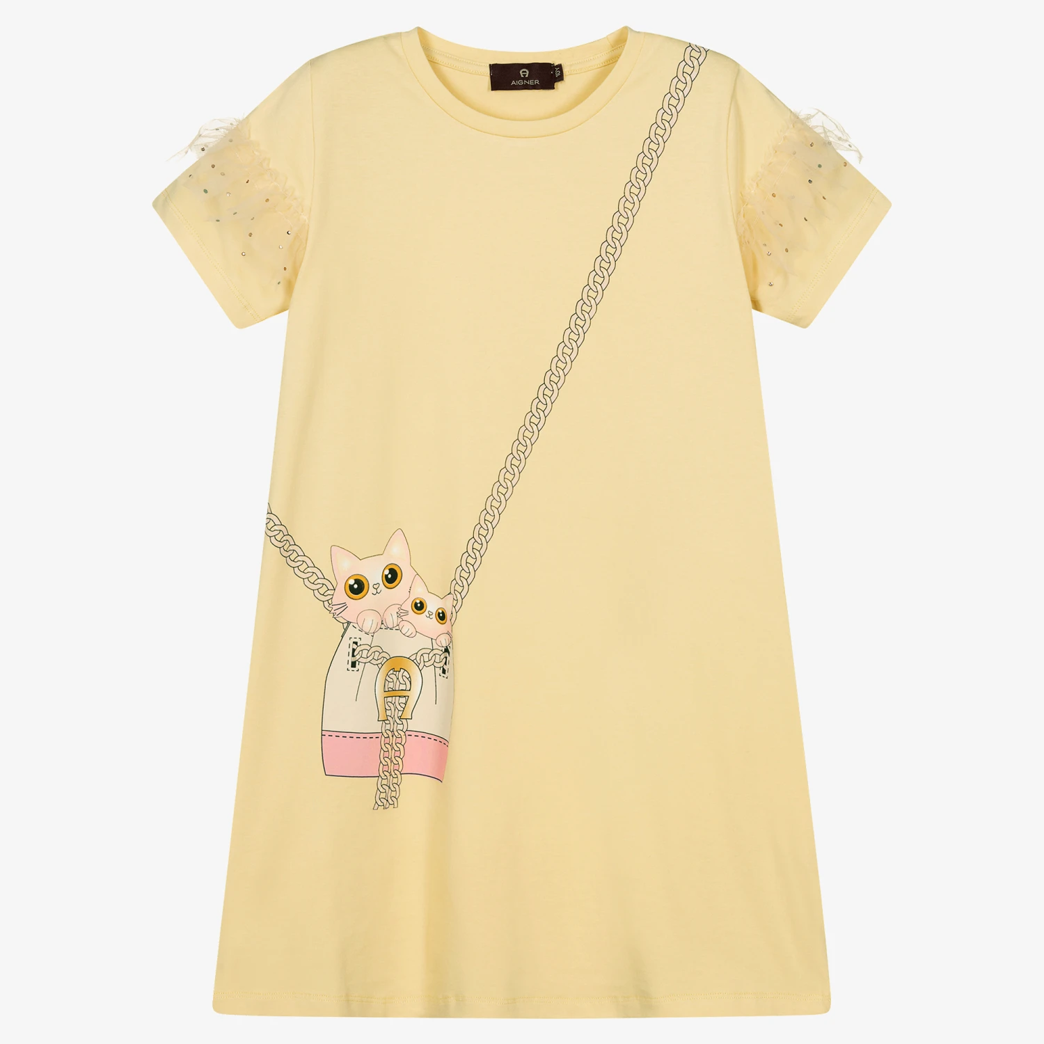 AIGNER Teen Girls Bag Print Dress 3 AIGNER Teen Girls Bag Print Dress