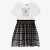 AIGNER Teen Girls Black & White Butterfly Dress -Deals Mirth Garb Store aigner teen girls black white butterfly dress 483031 9089373fa03315057f560a01352968fd49822715