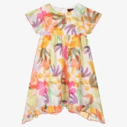 AIGNER Teen Girls Floral Cotton Voile Dress