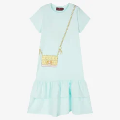 AIGNER Teen Girls Green Cotton Dress