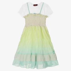 AIGNER Teen Girls Green Ombré Dress Set