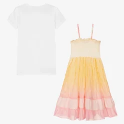 AIGNER Teen Girls Orange Ombré Dress Set -Deals Mirth Garb Store aigner teen girls orange ombre dress set 482840 73e91b7d228fa37b8c7bd8b91a5697bfcb8d5d6a