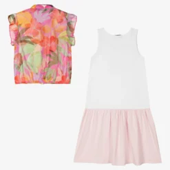 AIGNER Teen Girls Pink Cotton Floral Dress Set 7 AIGNER Teen Girls Pink Cotton Floral Dress Set -Deals Mirth Garb Store aigner teen girls pink cotton floral dress set 482794 591f2e4a7a2c0fbdde7e2ac372e831f06a3276f2