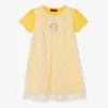 AIGNER Teen Girls Yellow Chiffon Polka Dot Dress -Deals Mirth Garb Store aigner teen girls yellow chiffon polka dot dress 483058 b1e2249704bfde3f5f854a361e295830a16030b7