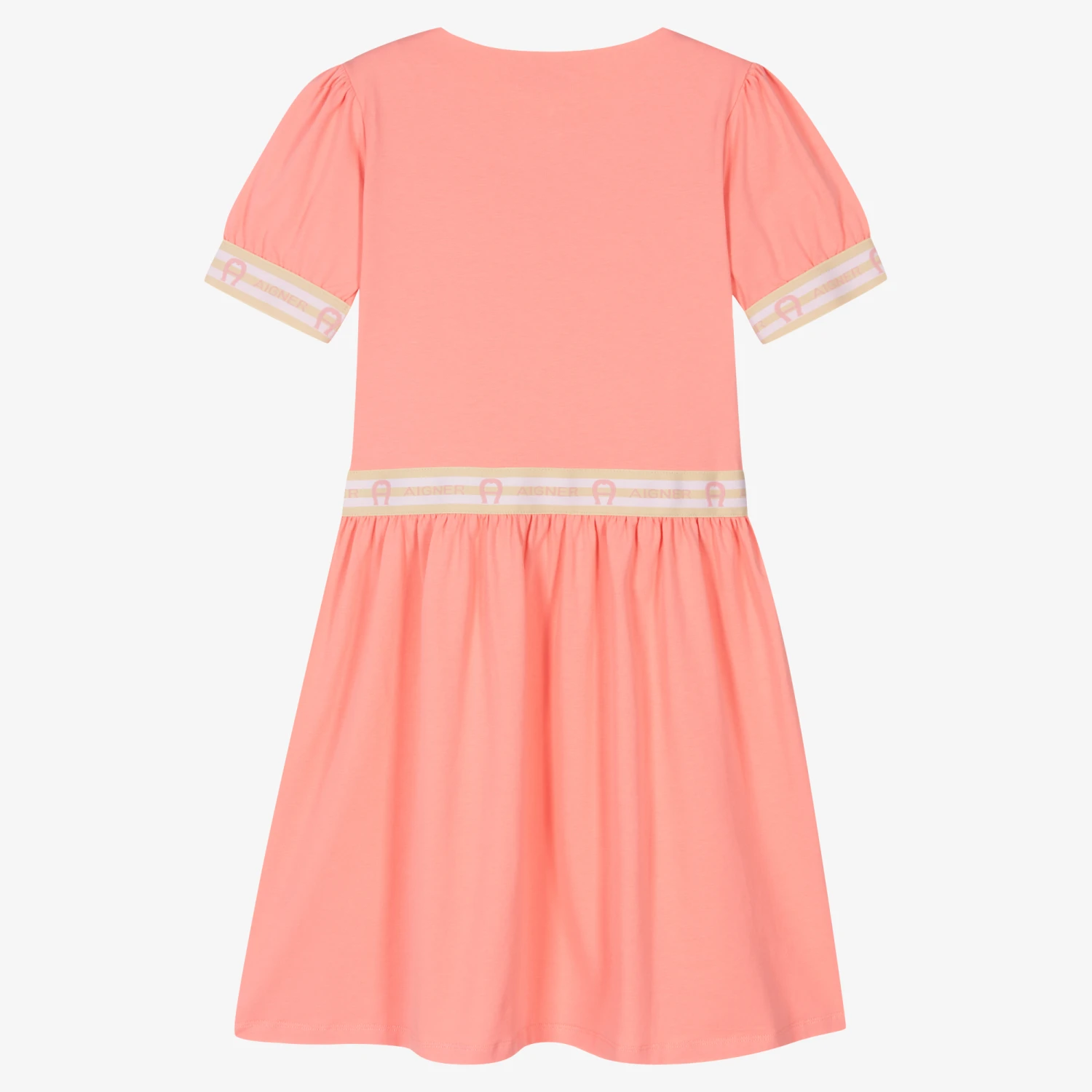 AIGNER Teen Pink Bear Logo Zip Dress 4 AIGNER Teen Pink Bear Logo Zip Dress - Image 2