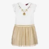 AIGNER Teen White & Gold Tulle Dress -Deals Mirth Garb Store aigner teen white gold tulle dress 423272 bdc4b3c6fdd37b89a58e39c73e1527f04845a93c