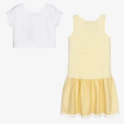 AIGNER Teen Yellow Logo Dress Set -Deals Mirth Garb Store aigner teen yellow logo dress set 423397 0ed31c0d6314a24274cd0199931f23fd90ab031d