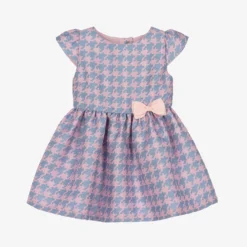 Angel's Face Baby Girls Blue & Pink Dress