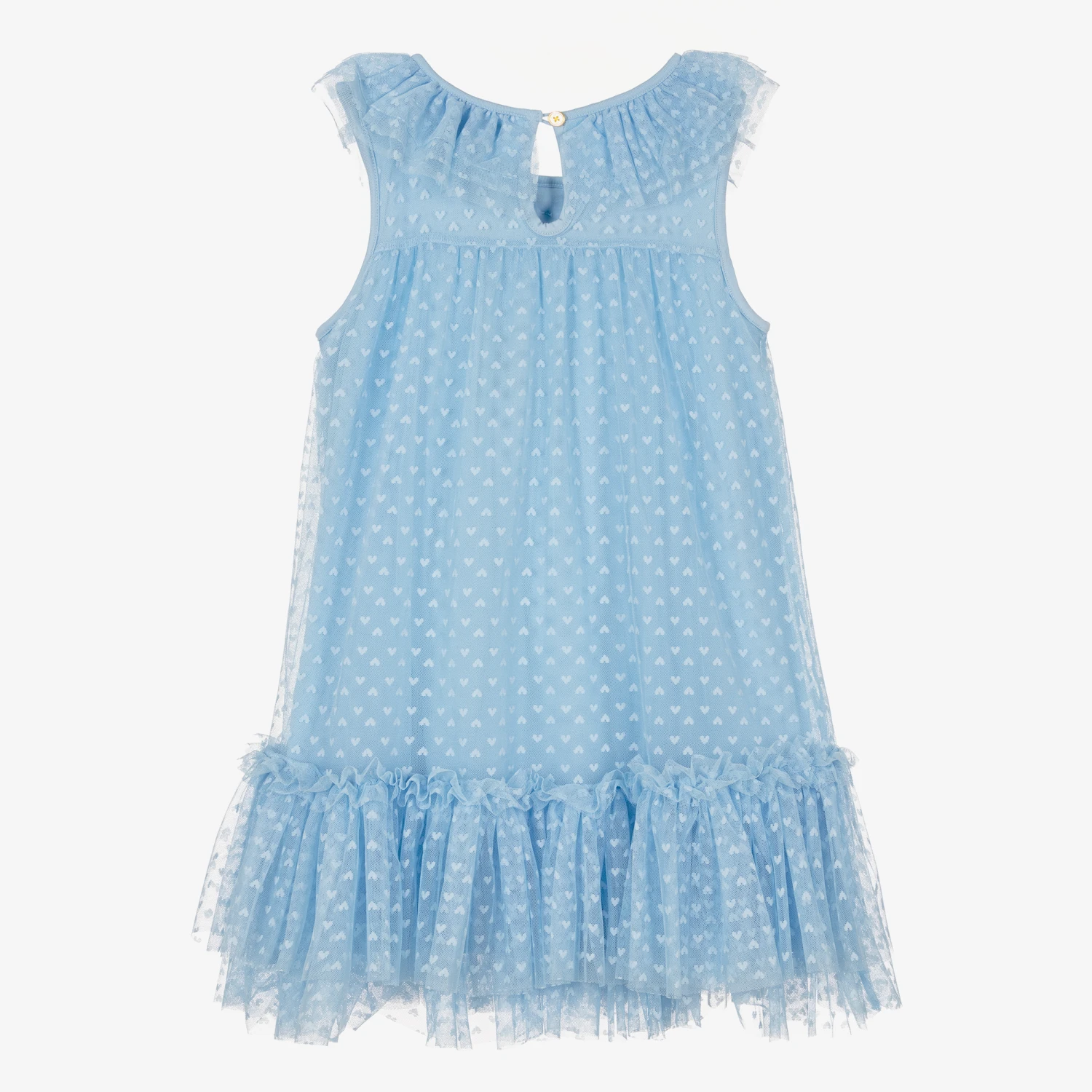 Angel's Face Teen Girls Blue Tulle Dress 4 Angel's Face Teen Girls Blue Tulle Dress - Image 2
