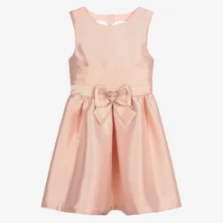 Angel's Face Teen Girls Pale Pink Dress