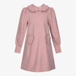 Angel's Face Teen Girls Pink A-Line Dress