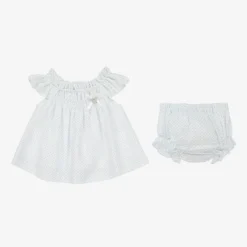 Artesanía Granlei Baby Girls Blue Dot Dress Set -Deals Mirth Garb Store artesania granlei baby girls blue dot dress set 434247 cfe205915d947341dcb3fe9968b992655cc31a24
