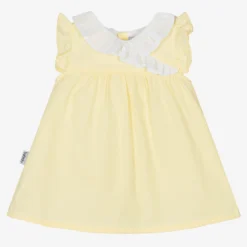 Babidu Baby Girls Yellow Dress
