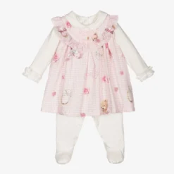 Balloon Chic Girls Babygrow & Dress Set