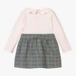 Boboli Pink & Grey Check Baby Dress -Deals Mirth Garb Store boboli pink grey check baby dress 397885 a71b7a9d2679644e1350d32aedaa0c48ca23fdd9