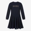 BOSS Teen Navy Blue Logo Dress -Deals Mirth Garb Store boss teen navy blue logo dress 408162 249dd829bf41d4247428d5a57c9493a5483e29e9