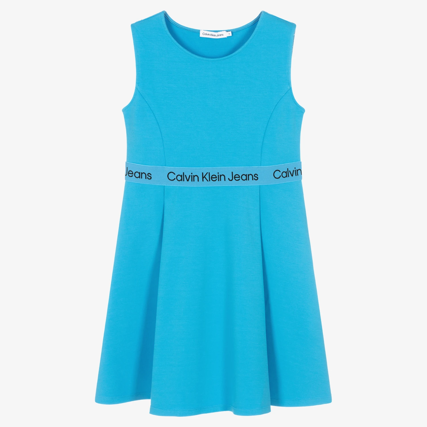 Calvin Klein Jeans Teen Girls Blue Logo Tape Dress 3 Calvin Klein Jeans Teen Girls Blue Logo Tape Dress