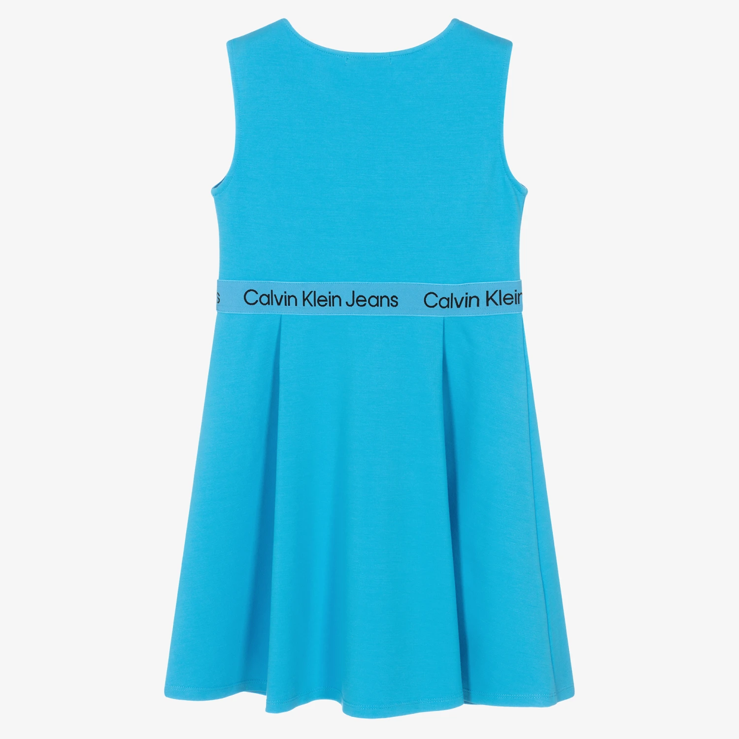 Calvin Klein Jeans Teen Girls Blue Logo Tape Dress 4 Calvin Klein Jeans Teen Girls Blue Logo Tape Dress - Image 2