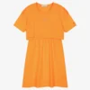Calvin Klein Jeans Teen Girls Orange Cotton Logo Dress -Deals Mirth Garb Store calvin klein teen girls orange cotton logo dress 485491 3cd6097bcb9c3cab5bfad634638adf5129ef0808