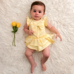 Caramelo Kids Baby Girls Yellow Cotton Dress Set -Deals Mirth Garb Store caramelo kids baby girls yellow cotton dress set 493879 03d15d6b1c21dcb3ace0f22259d03d537647f667 outfit