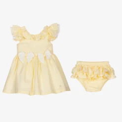 Caramelo Kids Yellow Stripe Baby Dress Set -Deals Mirth Garb Store caramelo kids yellow stripe baby dress set 432448 a771e030777bd961b69cfadc53d047b9e0ddbc6e