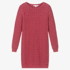 Chloé Teen Girl Pink Knitted Dress