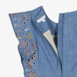 Chloé Teen Girls Blue Chambray Floral Dress -Deals Mirth Garb Store chloe teen girls blue chambray floral dress 500208 2272950d42f7ea1ca6f83a08ac889d49511a16b0
