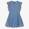 Chloé Teen Girls Blue Chambray Floral Dress -Deals Mirth Garb Store chloe teen girls blue chambray floral dress 500208 b8f20c99882dc93fb95ca2879c2a9cc2516548d9