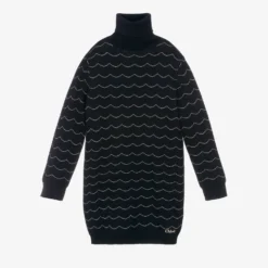 Chloé Teen Girls Blue Knitted Dress