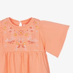 Chloé Teen Girls Coral Orange Floral Dress -Deals Mirth Garb Store chloe teen girls coral orange floral dress 500294 790446082dbf4d2d79c81b30ef54246f4c589877