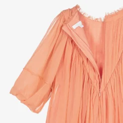 Chloé Teen Girls Coral Pink Silk Chiffon Dress -Deals Mirth Garb Store chloe teen girls coral pink silk chiffon dress 500322 511ec3e050fa3c106e0d45a5cc5c10eadf4c01af