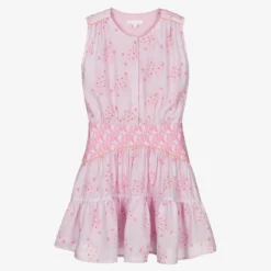 Chloé Teen Girls Hearty Silk Dress