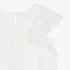 Chloé Teen Girls Ivory Embroidered Ruffle Dress -Deals Mirth Garb Store chloe teen girls ivory embroidered ruffle dress 500276 c1e24675f199d5a6052da8f7320f9242eccc20b8