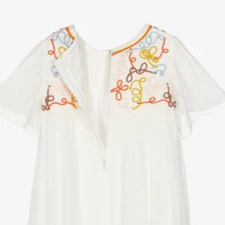 Chloé Teen Girls Ivory Silk Chiffon Ribbon Dress -Deals Mirth Garb Store chloe teen girls ivory silk chiffon ribbon dress 500254 98703e70901b2029ecb5a6f4f76472276090d62b