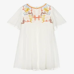 Chloé Teen Girls Ivory Silk Chiffon Ribbon Dress -Deals Mirth Garb Store chloe teen girls ivory silk chiffon ribbon dress 500254 df72f8a96689f25ebc5e2c561cba573ec3bcd9e3