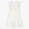 Chloé Teen Girls Ivory Smocked Linen Dress -Deals Mirth Garb Store chloe teen girls ivory smocked linen dress 500284 136bfab1bec47506cde3623ddb4047fef3509d43