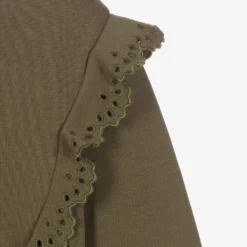 Chloé Teen Girls Khaki Green Dress -Deals Mirth Garb Store chloe teen girls khaki green dress 469529 97eacae9421fd460f19973f2f3d346470518a8be