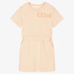 Chloé Teen Pink Cotton Dress
