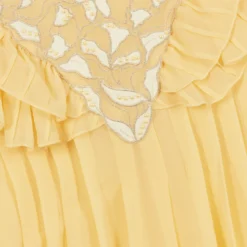 Chloé Teen Yellow Silk Couture Dress -Deals Mirth Garb Store chloe teen yellow silk couture dress 407103 7779b5e22a59ac851f26f23a1835c3b29b8a8340