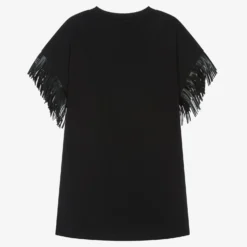 DKNY Teen Girls Black Cotton Fringe Dress -Deals Mirth Garb Store dkny teen girls black cotton fringe dress 502961 4d1a72d27c6d1fcdbbbd75df4dad4dde9af9aa13