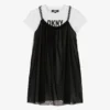 DKNY Teen Girls Black & White 2-in-1 Dress -Deals Mirth Garb Store dkny teen girls black white 2 in 1 dress 503119 2d5c621687eff575abf9abf66c301b6f5a01910e