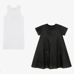 DKNY Teen Girls Black & White Logo 2-in-1 Dress -Deals Mirth Garb Store dkny teen girls black white logo 2 in 1 dress 503117 277f233410daf6dd81b1ad2a5c1b432b9c3099da