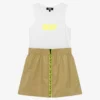 DKNY Teen Girls White & Green Dress -Deals Mirth Garb Store dkny teen girls white green dress 503114 a823aa9b39bd6ae396add409739818ad5e965c97