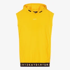 DKNY Teen Girls Yellow Cotton Dress