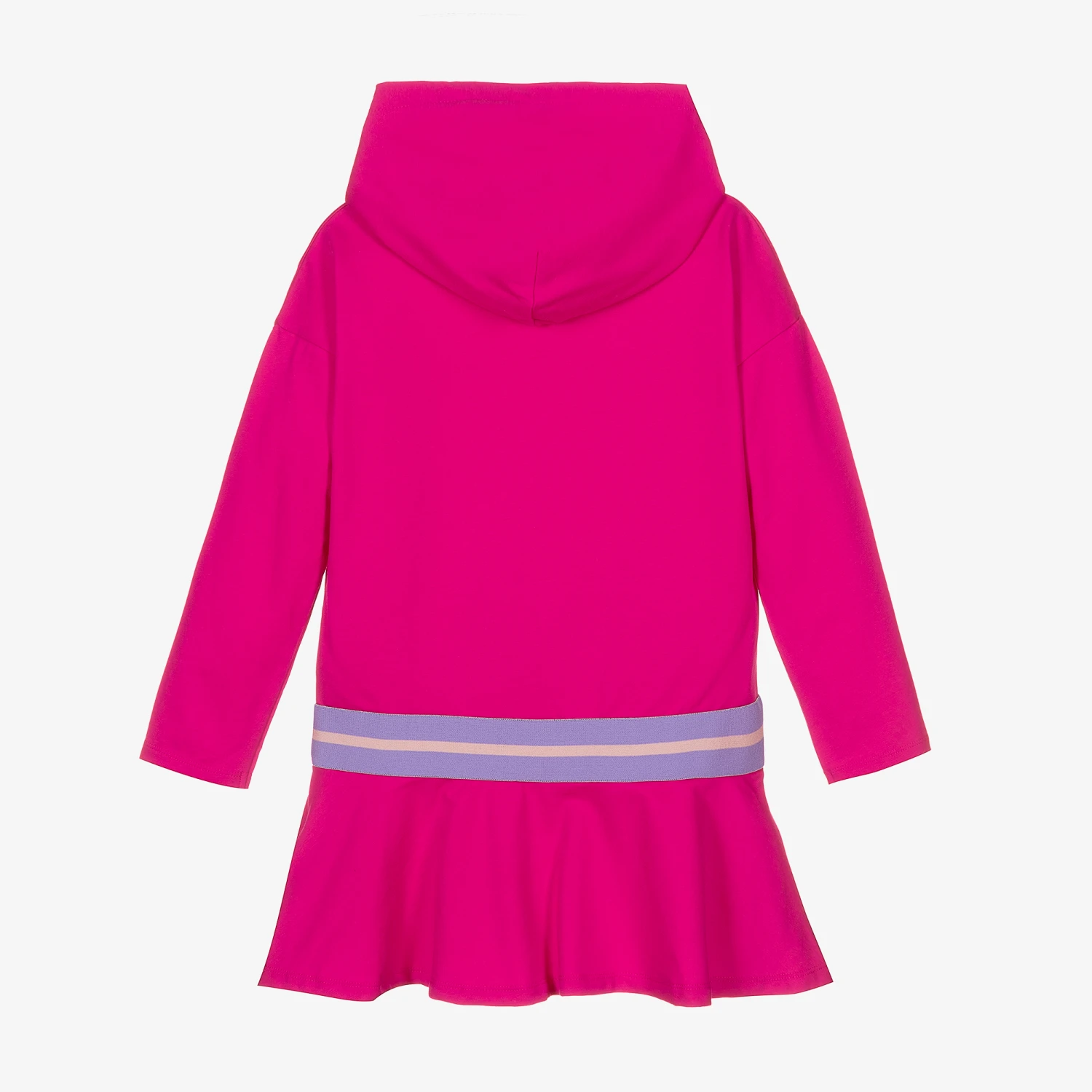 DKNY Teen Pink Hooded Logo Dress 4 DKNY Teen Pink Hooded Logo Dress - Image 2