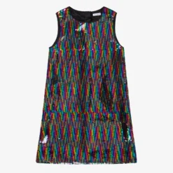 Dolce & Gabbana Teen Girls Sequin Shift Dress