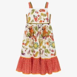 Dolce & Gabbana Teen Girls Vegetables Dress